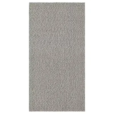 TIPHEDE rug, flatwoven, black/natural, 80x150 cm, 60528881