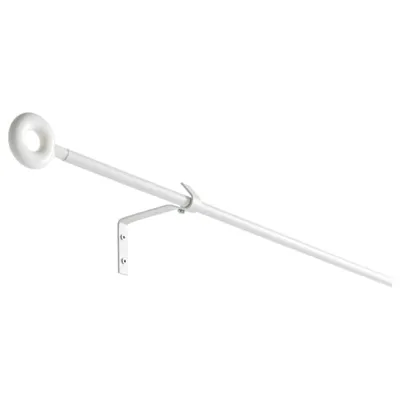 IRJA Curtain rod set, white 140 cm, 70172804