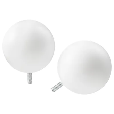VASENTLIG finials, white (1 pair), 70217195