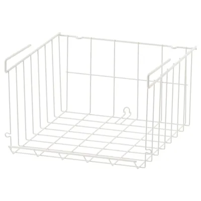 OBSERVATOR Clip-on basket, white, 70311070