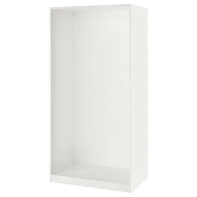 PAX Wardrobe frame, white, 100x58x201cm, 70355115