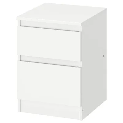KULLEN Chest of 2 drawers, white 35x49 cm, 70355728