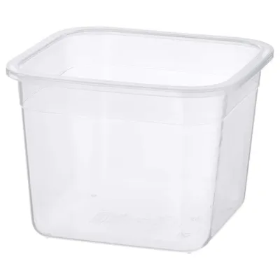 IKEA 365+ Food container, square/plastic 1.4 l, 70359180