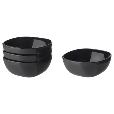 BACKIG bowl, black, 14 cm, 70439016