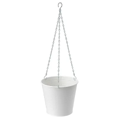 CASHEWAPPLE Hanging planter, in/outdoor white 15 cm, 70468358