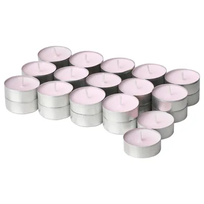 LUGNARE Scented tealight, Jasmine/pink 3.5 hr, 70502159