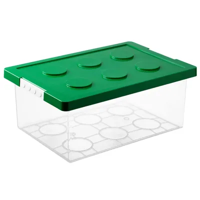 Middle Green Toy Storage Box, Green, 24.5*36.5*17Cm 4589767192464