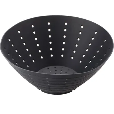 Silicone Bowl Colander, Black, 18*7.5Cm 4589767196370