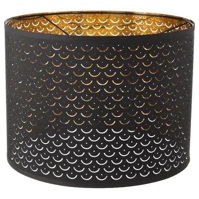 NYMO Lamp shade, black/brass-colour 44 cm, 80377211