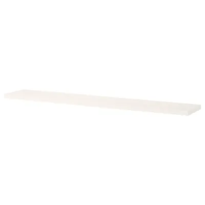 BERGSHULT Shelf, white, 120x20 cm, 80430497