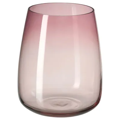 BERAKNA Vase, dark pink, 18 cm, 80523509