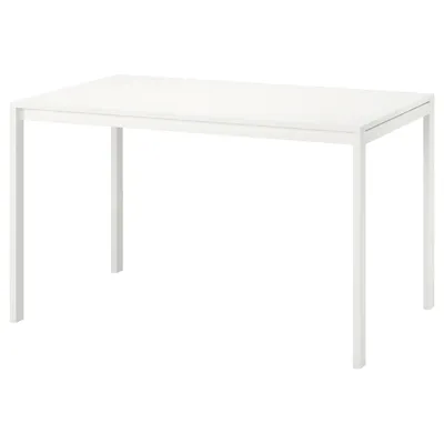 MELLTORP Table, white, 125x75 cm, 89246372