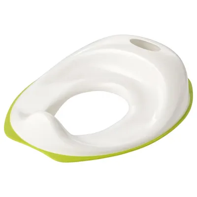 TOSSIG Toilet seat, white/green, 90272789
