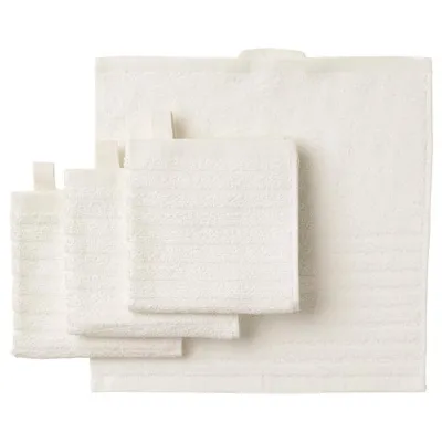 VAGSJON Washcloth, white 30x30 cm, 90350999