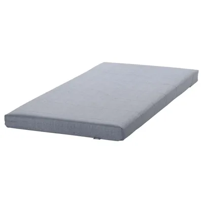 AGOTNES Foam mattress, firm/light blue, 90x200 cm, 80480859