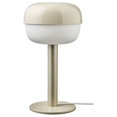 BLASVERK Table lamp, beige, 36 cm, 90520930