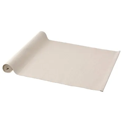 SVARTSENAP Table-runner, natural, 35x130 cm, 90533065