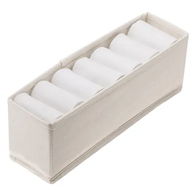 Underwear Organizer -S(9Cm)-No Grids, Beige, 9*33*11Cm 4589767229603