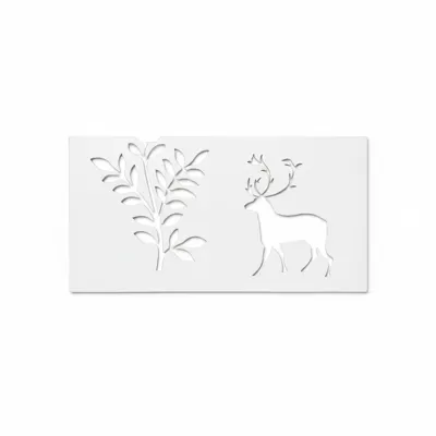 NSD Wallart Cutout Double - Fern / Moose