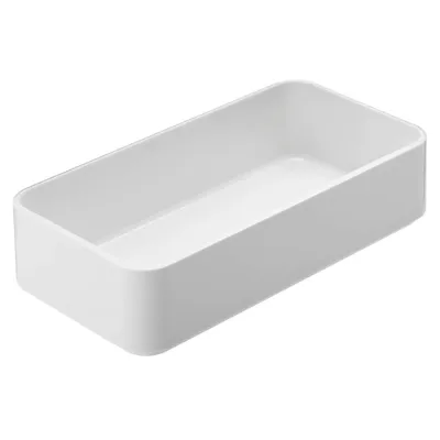Desktop Storage Box White- M, White, 17*8.5*4.5Cm 4589767196585