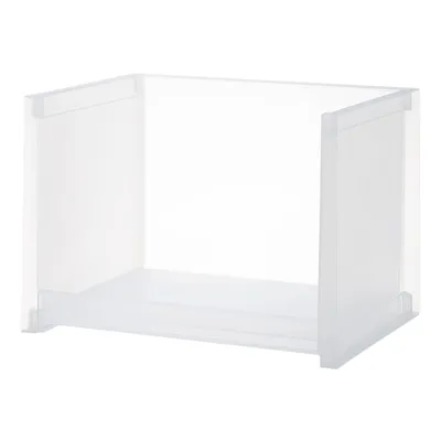 Stackable Storage Shelf Transparent M, Transparent, 38*28*26Cm 4589767252717