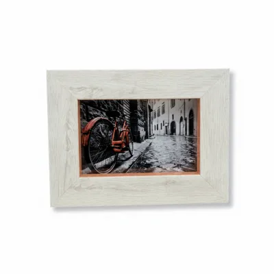 INTCO Photo 3073 Frame 10x15 cm - White/Orange