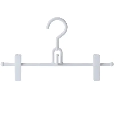 White Skirt Hanger(5 Pcs A Set), White 4589767217365