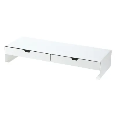 Desktop Computer Stand With Drawer , White, 60*21*10.7 4589767252229