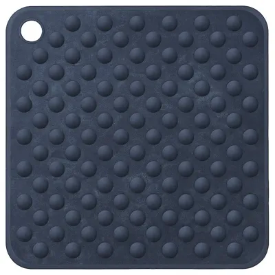 BLASJON Shower mat, dark blue, 50x50 cm, 10574093