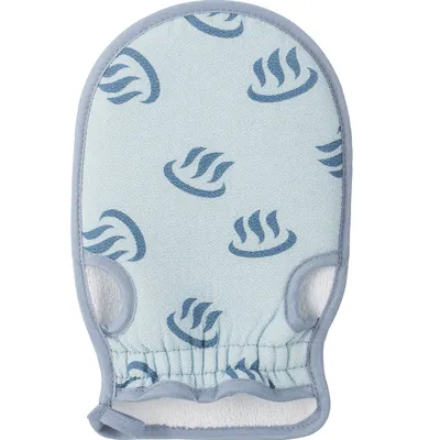 Body Exfoliating Gloves, Blue 4589767213015