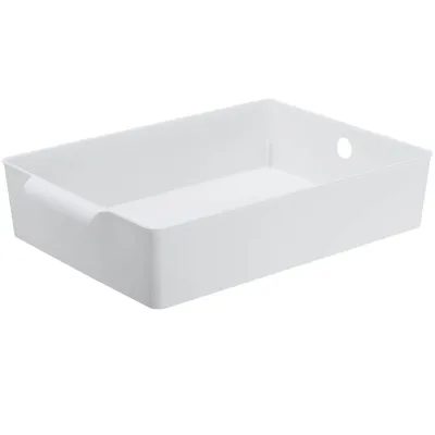 PP Storage Basket, White, 33.7*23.5*7.3Cm 4589767194925