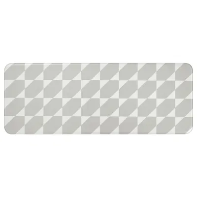 GANGPASSAGE Kitchen mat, grey/white, 45x120 cm, 20567577