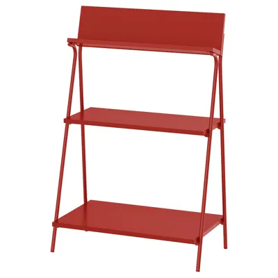 KRONIKOR Open storage, red, 60x35x91 cm, 90574598