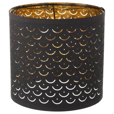 NYMO Lamp shade, black/brass-colour 24 cm, 10340834