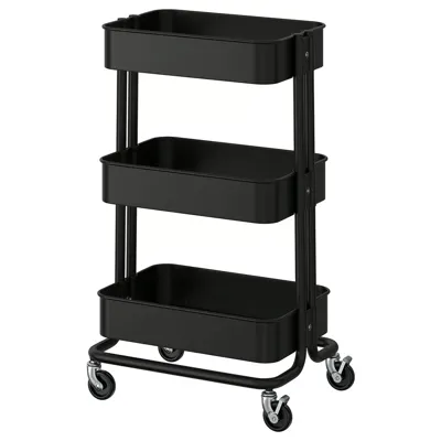 RASKOG Trolley, black, 35x45x77 cm, 60586786