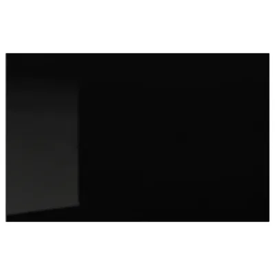 SELSVIKEN Door/drawer front, high-gloss black, 60x38 cm, 20291625