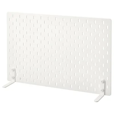 SKADIS Freestanding peg board, white, 56x37 cm, 70541575
