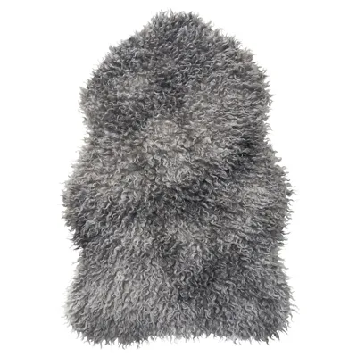 VAGVISARE Rug, dark grey, 65x95 cm, 00564527