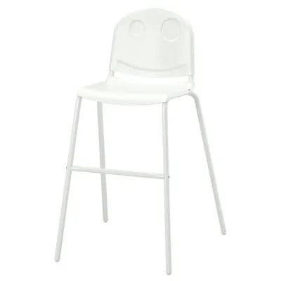 VILDGAS Junior chair, white, 80589393