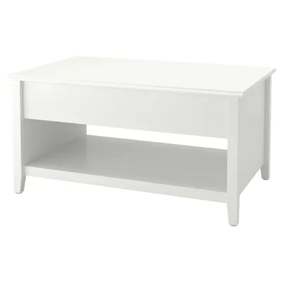 VITTERYD Adjustable coffee table, white, 97 cm, 50534104
