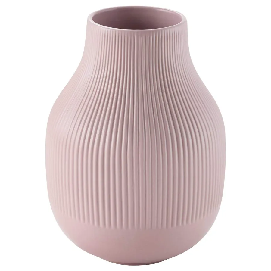 GRADVIS Vase, pink 21 cm, 00334701