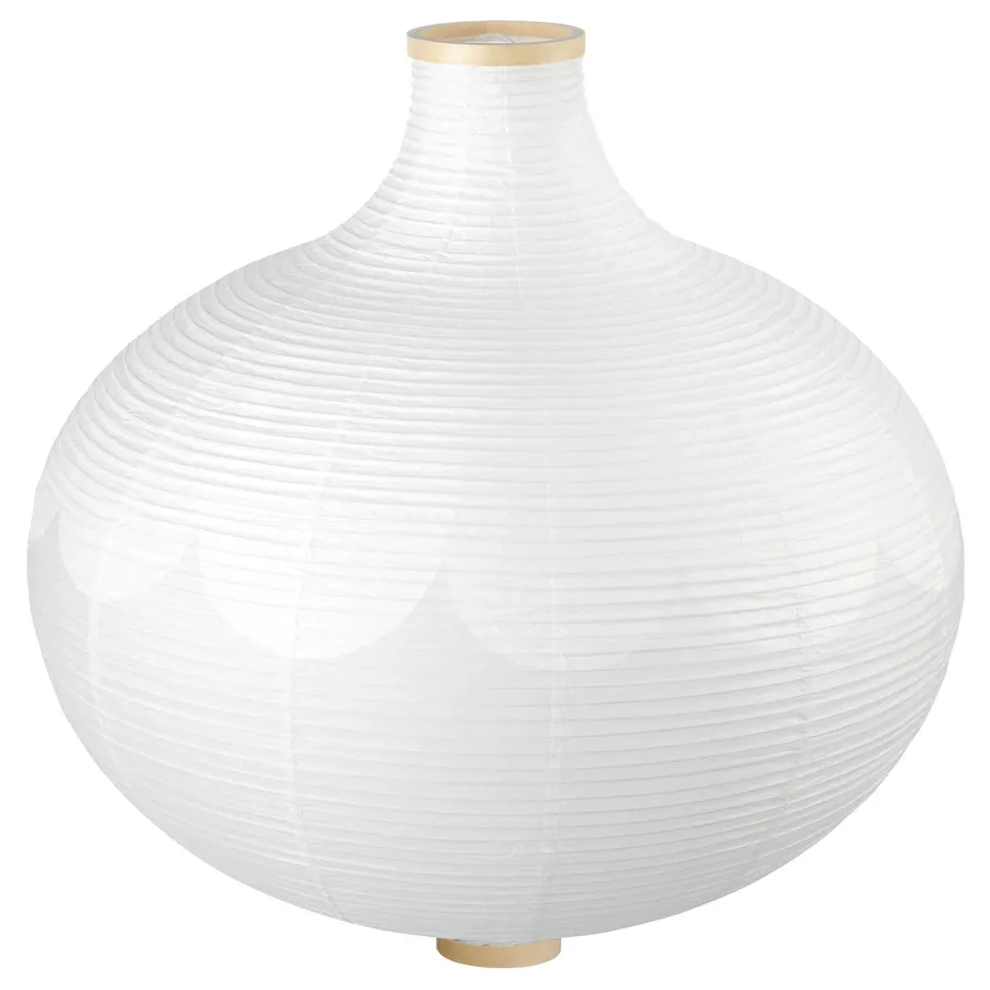 RISBYN Pendant lamp shade, onion shape/white 57 cm, 00405680