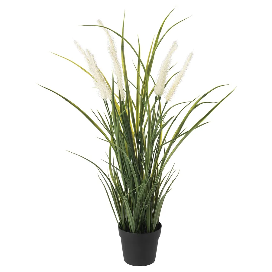 FEJKA Artificial potted plant, in/outdoor decoration/grass 9 cm, 00433937