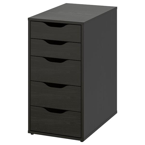 ALEX drawer unit 36x70 cm black-brown, 00473551