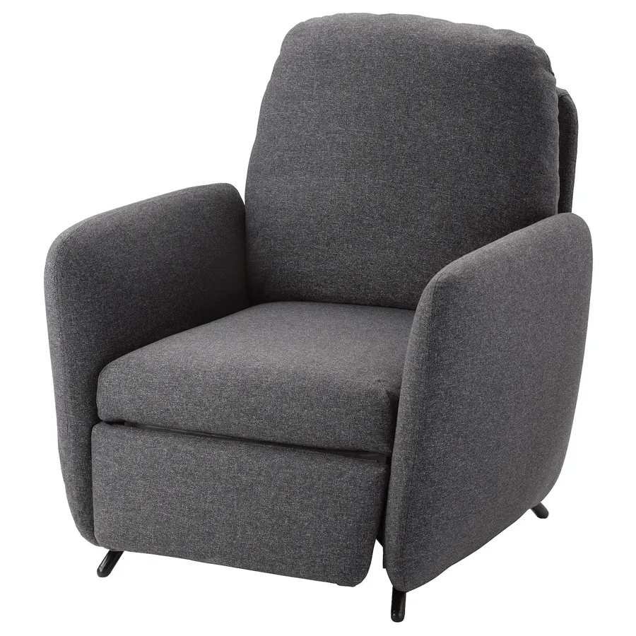 EKOLSUND recliner, Gunnared dark grey, 09297191