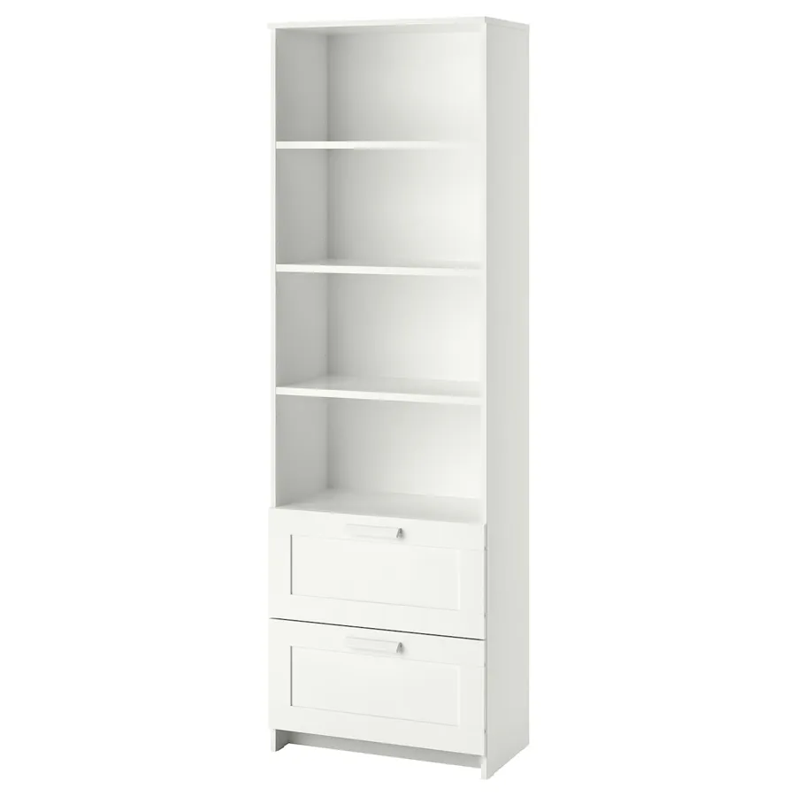 BRIMNES Bookcase, white, 60x190 cm, 10351686
