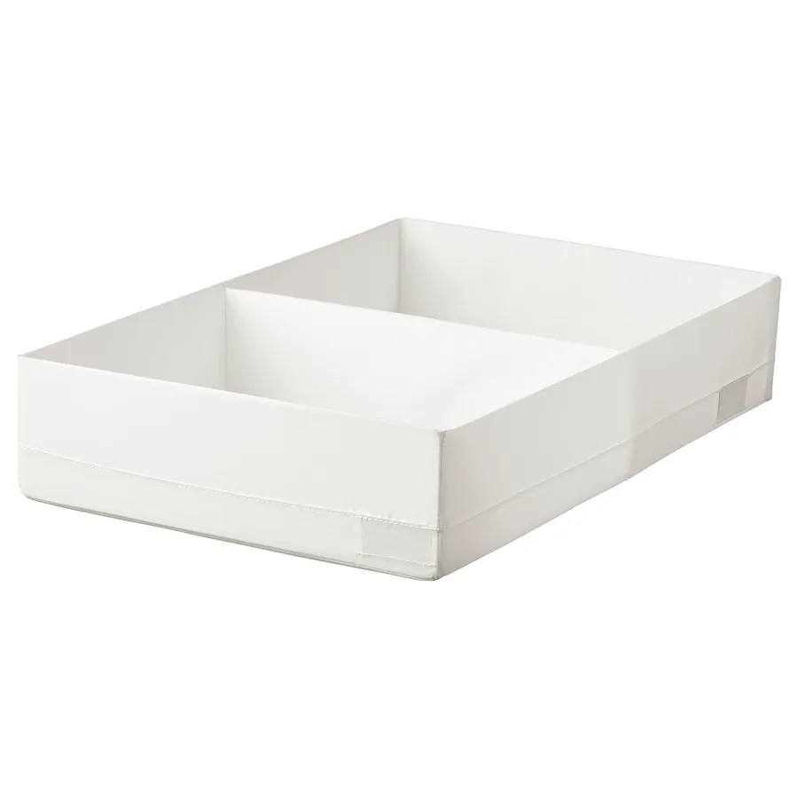 STUK Box with compartments, white, 34x51x10 cm, 10474442