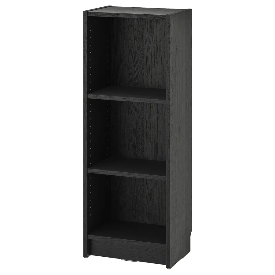 BILLY Bookcase, black oak effect, 40x28x106 cm, 10477332