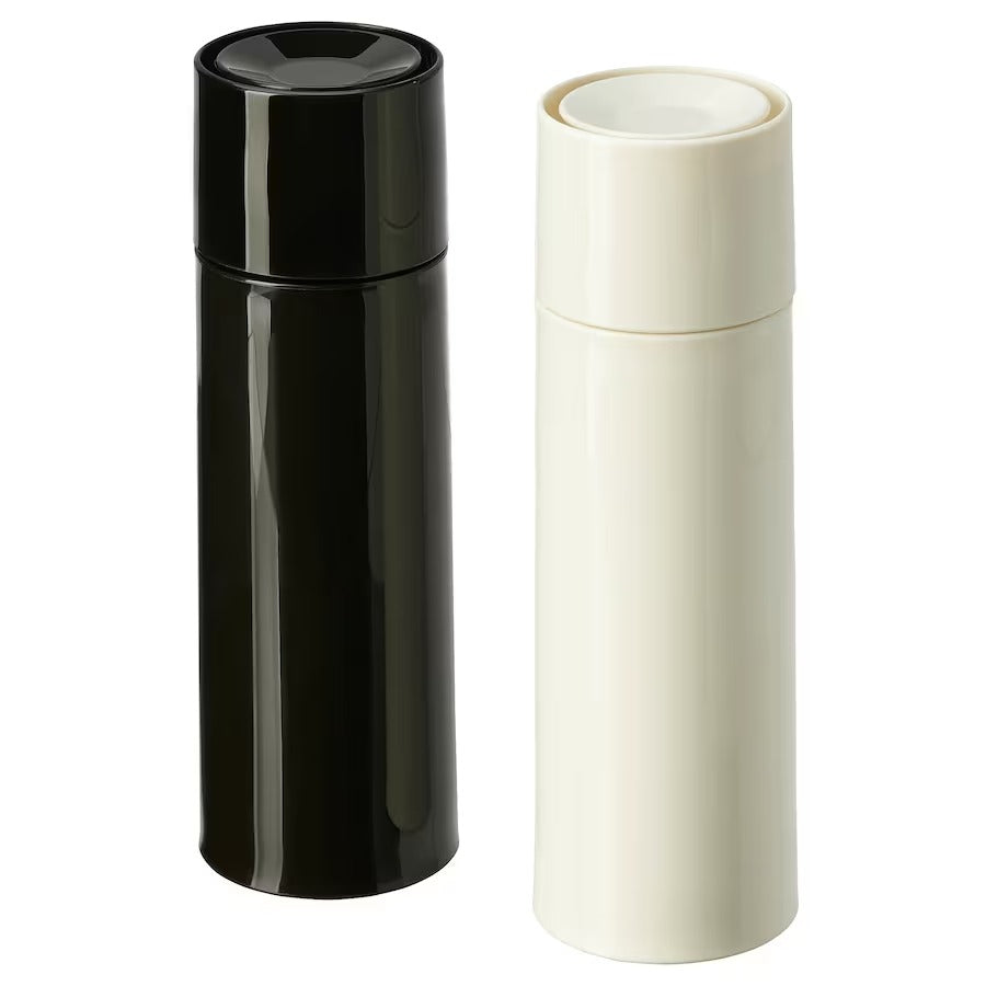 BARNASINNE spice mill, black/white, 14 cm, 10523720