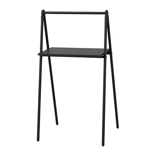 BJORKASEN folding table, black, 59x35 cm, 20527336
